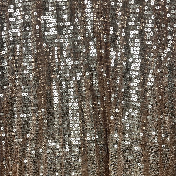 Elegant Sequin Maxi Skirt - Rose Gold - Picture 4 of 8